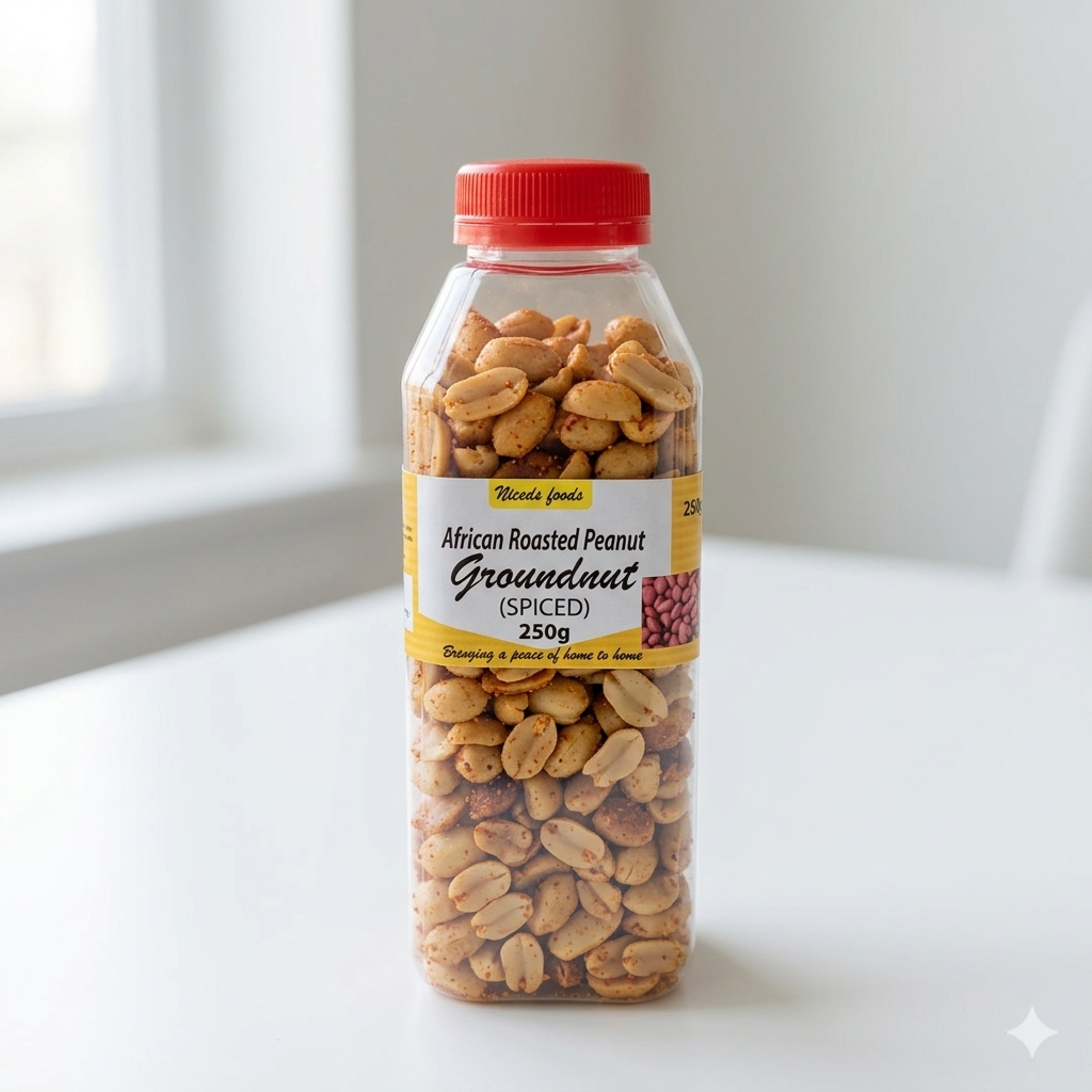 Roasted Groundnut Spiced 250g — Local Groundnut | Afrizonemart